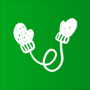 gloves christmas clip art icon